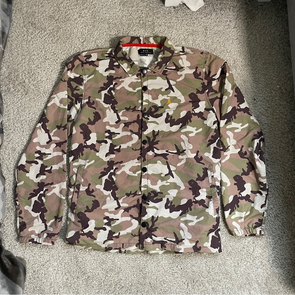 ASPHALT YACHT CLUB CAMO WINDBREAKER 
SIZE M